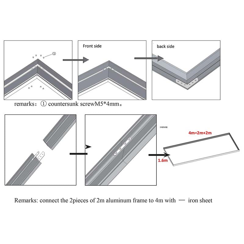 Ceiling light boxes Assembling-2