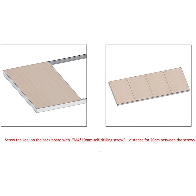 Ceiling light boxes Assembling-3