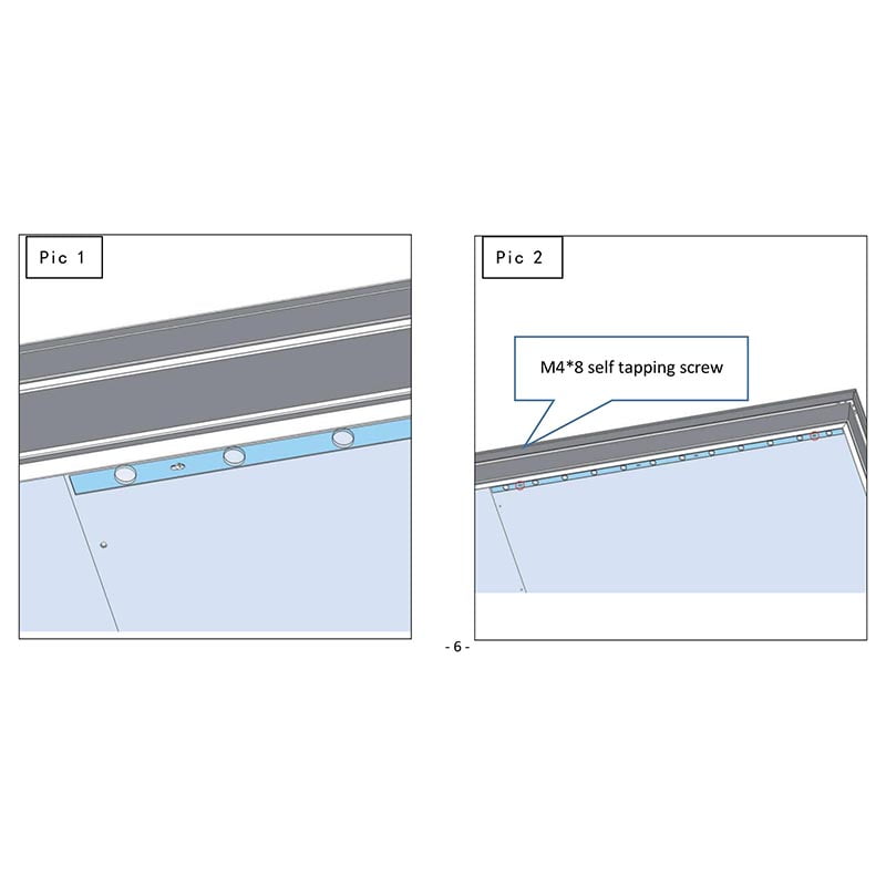 Ceiling light boxes Assembling-5