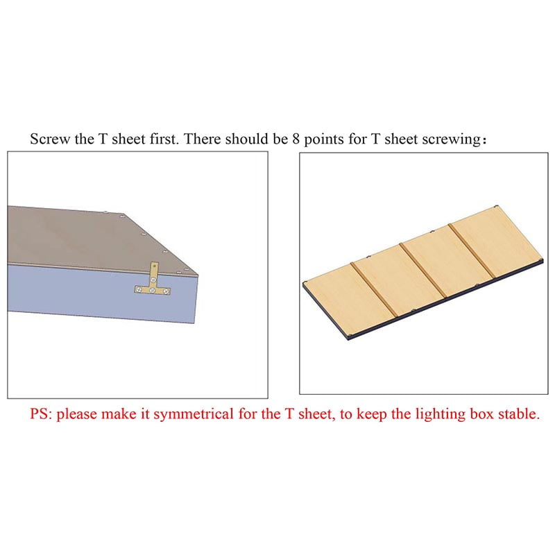 Ceiling light boxes Assembling-9
