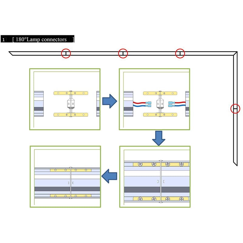 Garage LED Lights Assembling-2