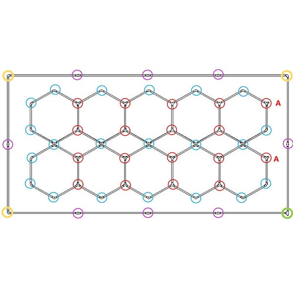 Honeycomb LED light Assembling