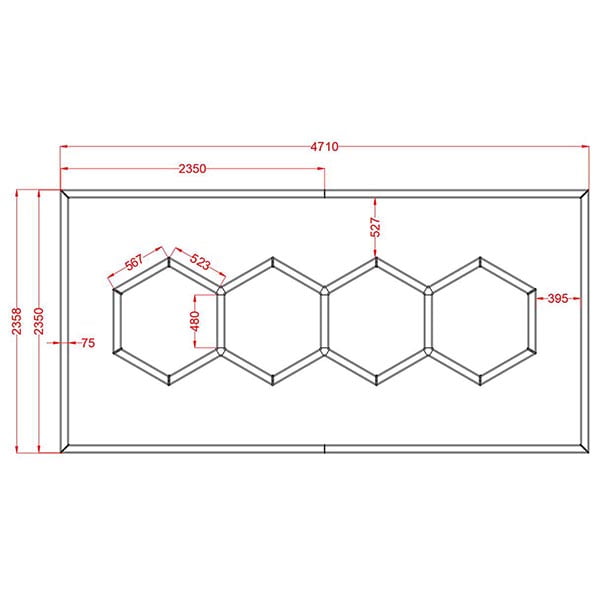Honeycomb light fixture Circuit Diagram-1