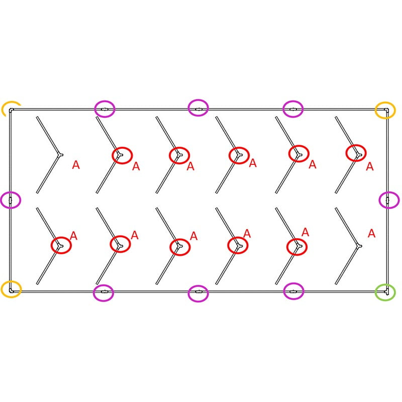 LED garage lights Assembling-1