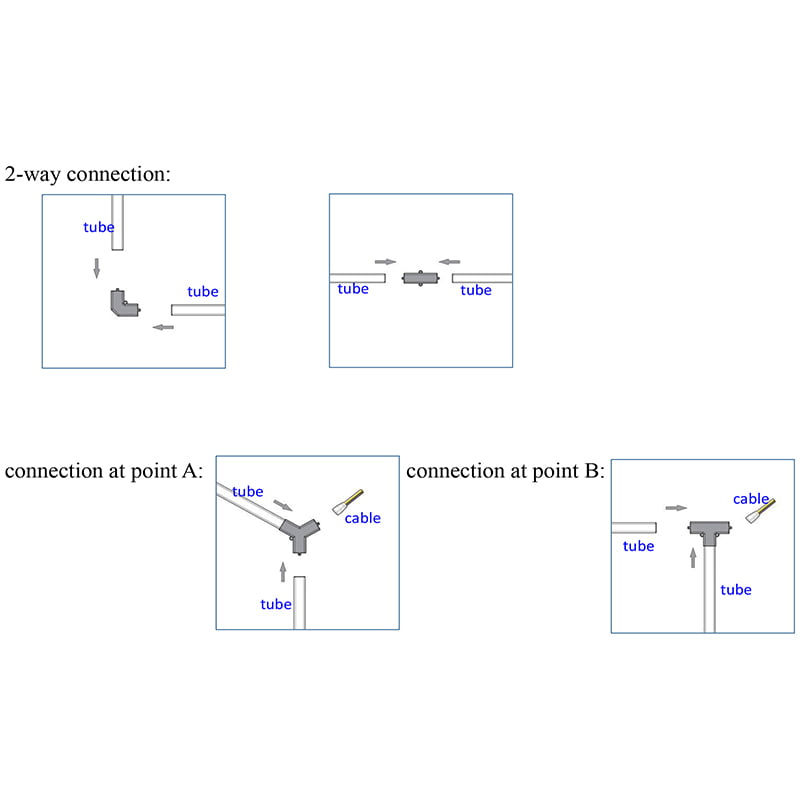 LED garage lights Assembling-2