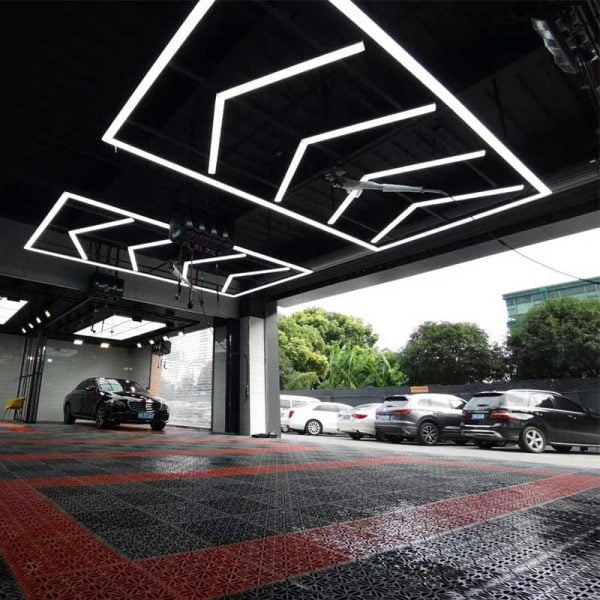 detailing garage lighting