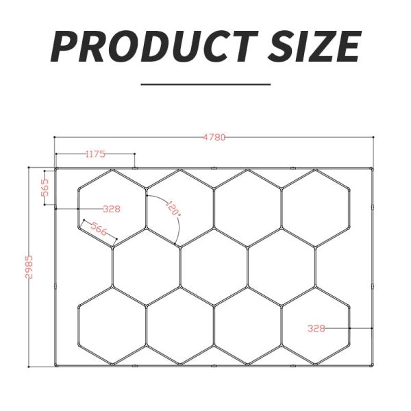 hexagon bedroom lights