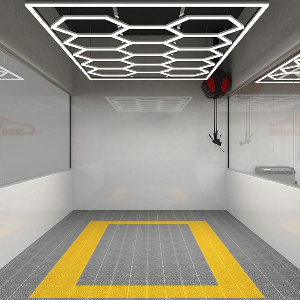 hexagon led light garage