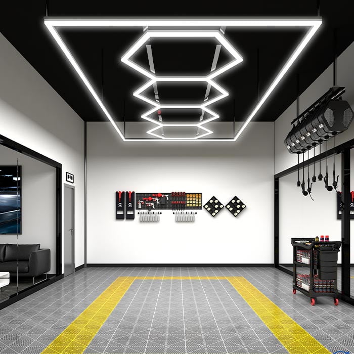 honeycomb wall light