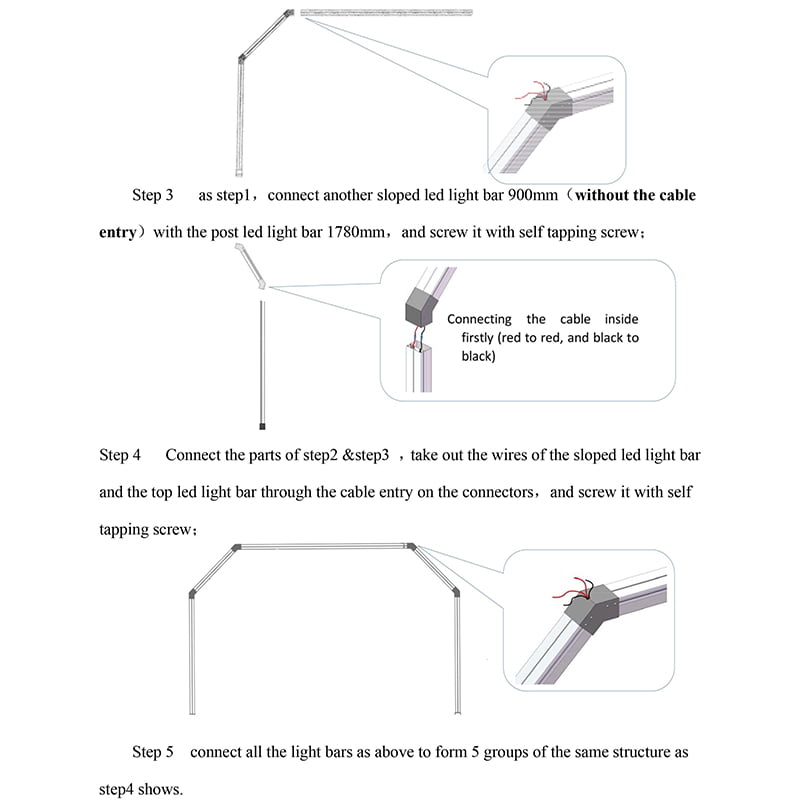 light tunnel detailing Assembling-2