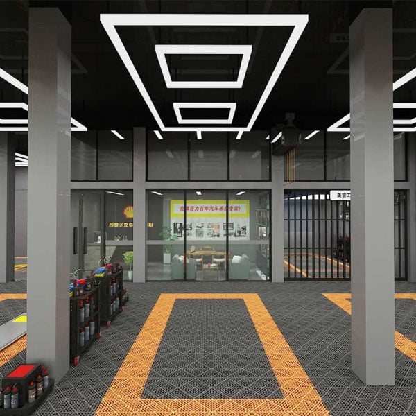 lighting for car detailing