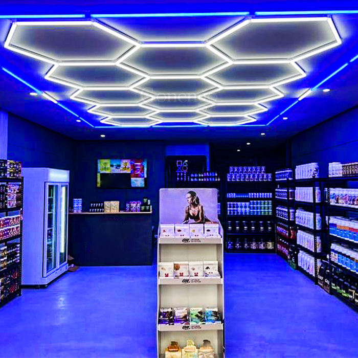 hexagon LED lights for fitness