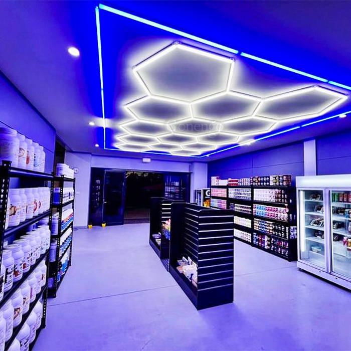 hexagon LED lights