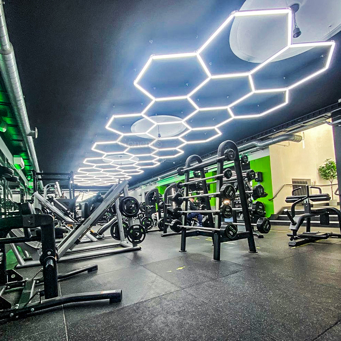 hexagon lights for fitness