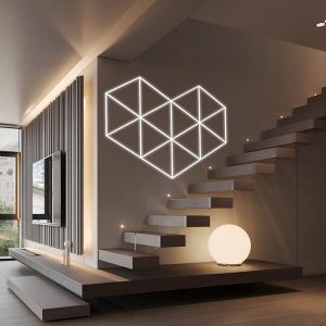 LED heart Shape light for wall