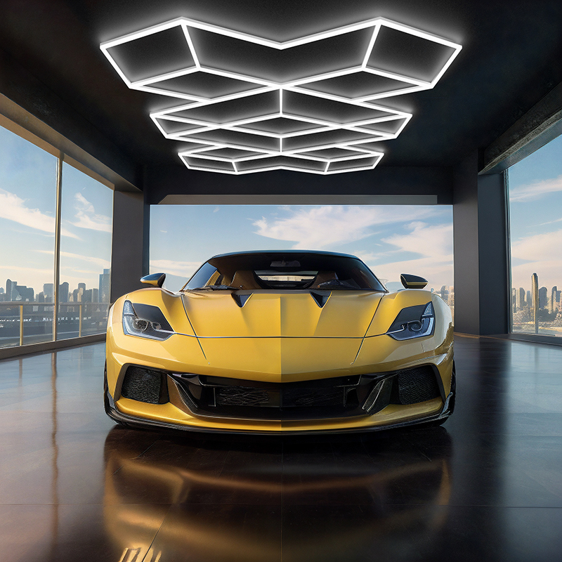 car detailing LED polygonal light