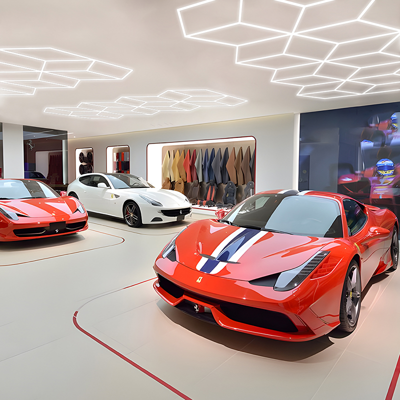 car detailing polygon LED ceiling light