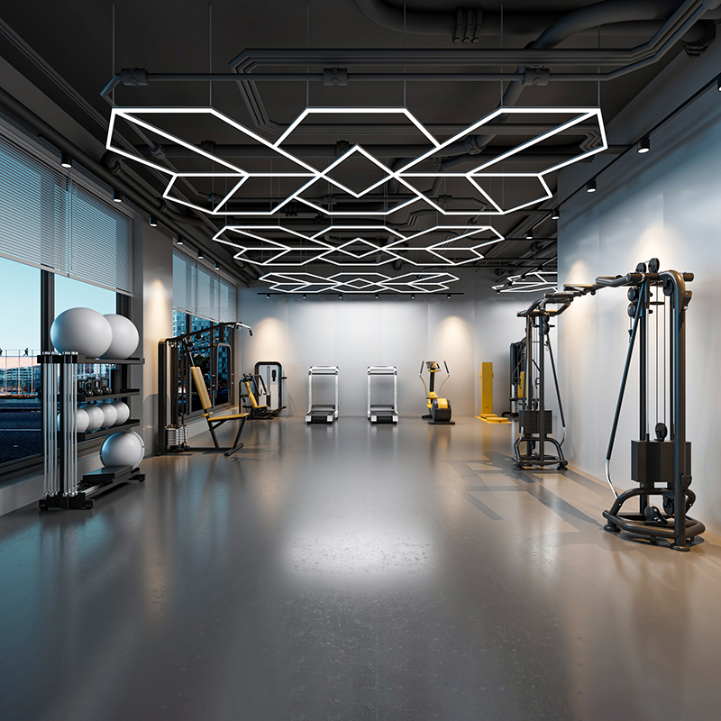 ceiling geometric LED ceiling light