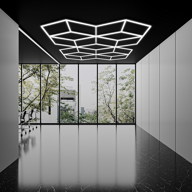 double heart shape ceiling light for detailing