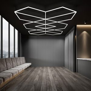 geometric LED polygonal light