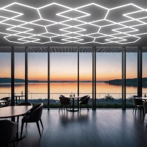 geometric decor light for detailing