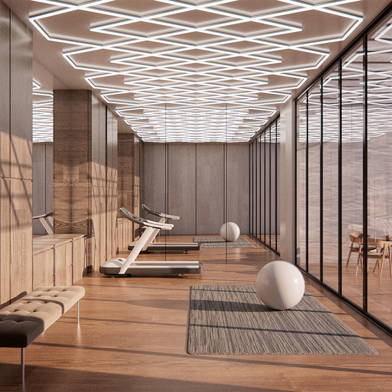 geometric decor light