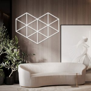 indoor LED heart Shape light