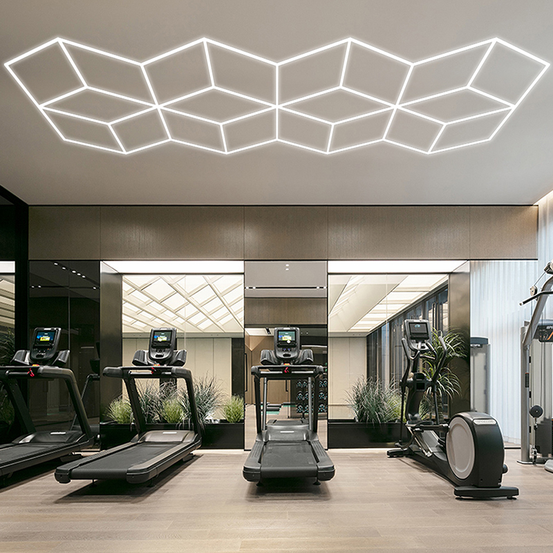 polygon LED ceiling light