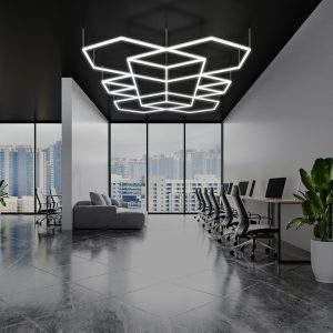 polygon hexagonal LED light ceiling
