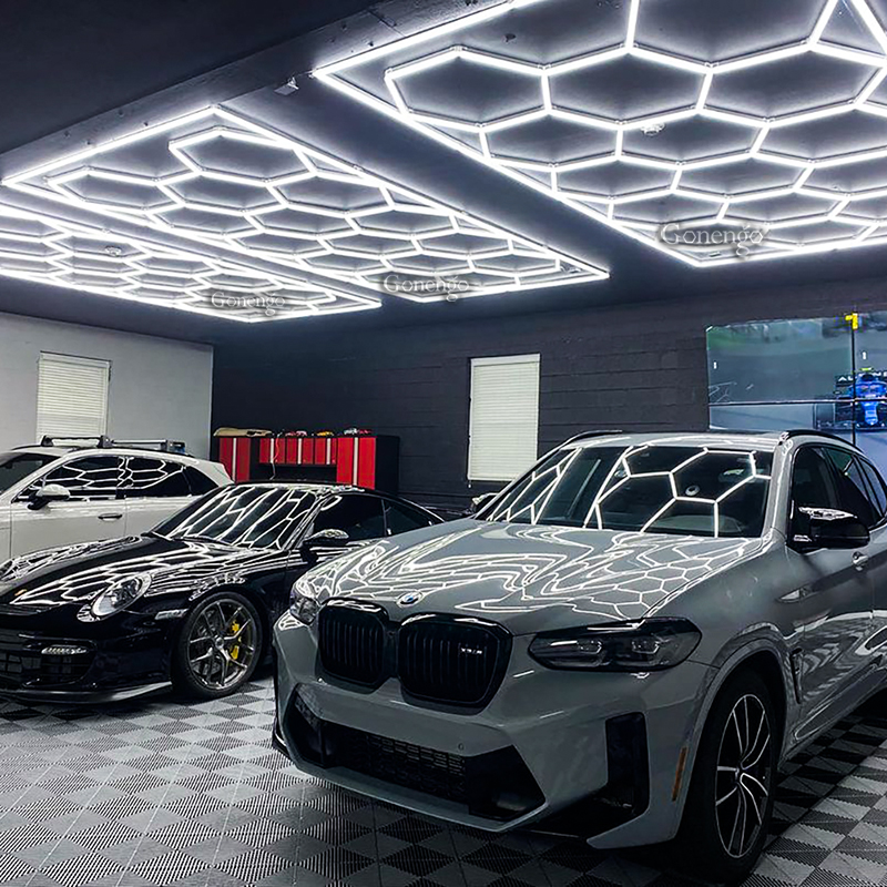 hexagonal LED detailing lighting