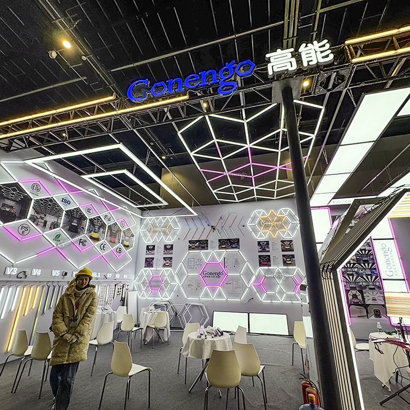 hexagonal LED lights