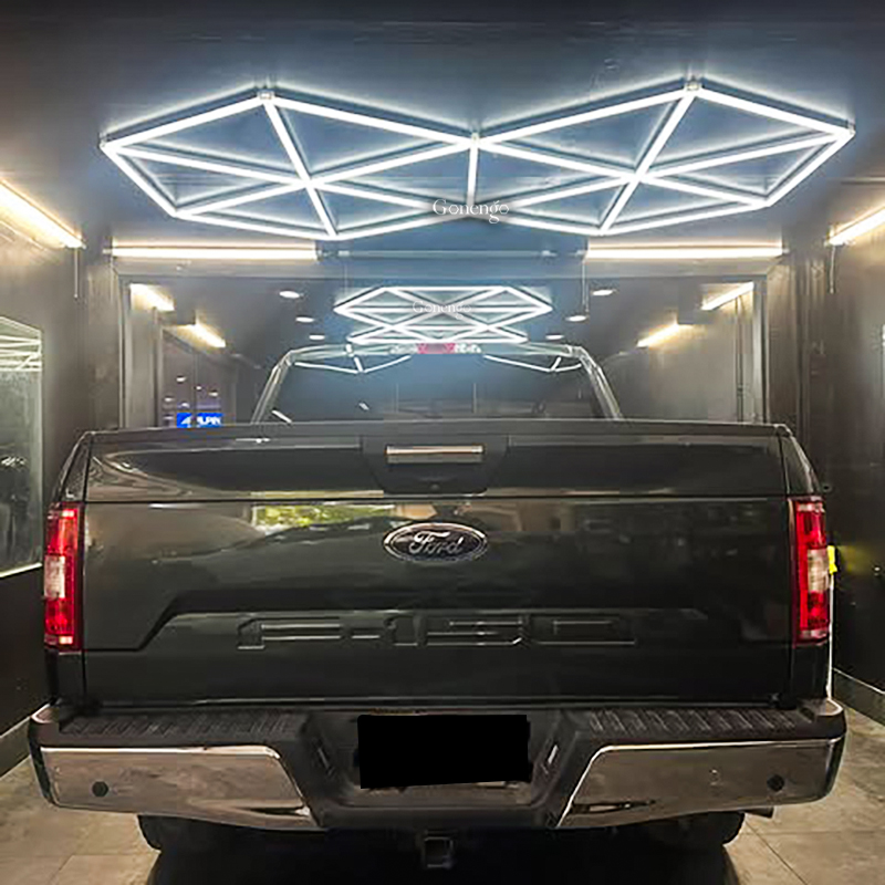 geometric LED lights