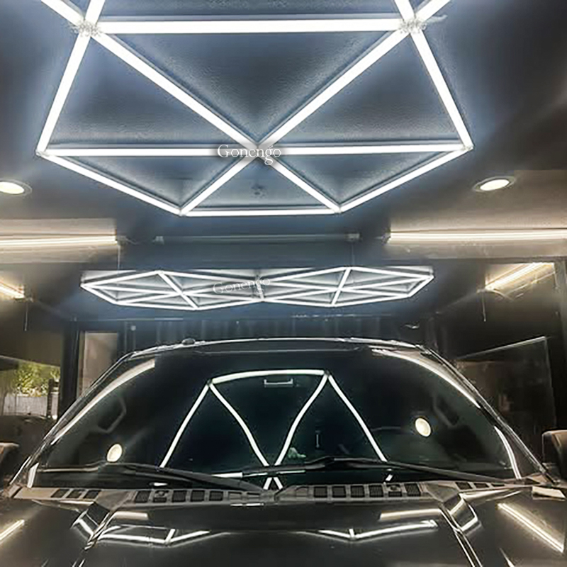 geometric LED lights