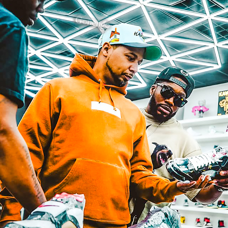 geometric LED lights for shop