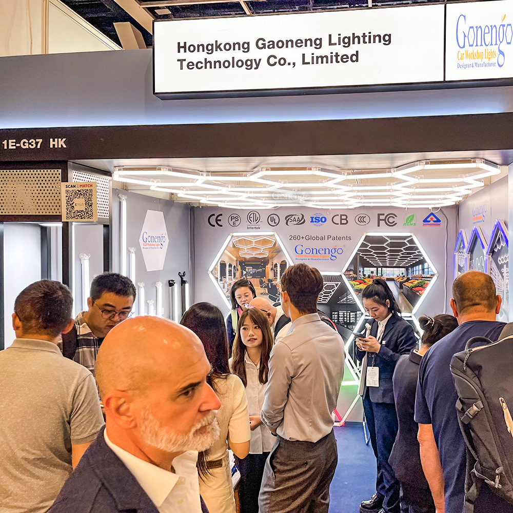 luces LED poligonales