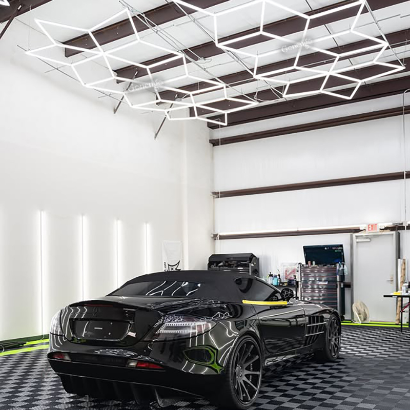 geometric LED lights