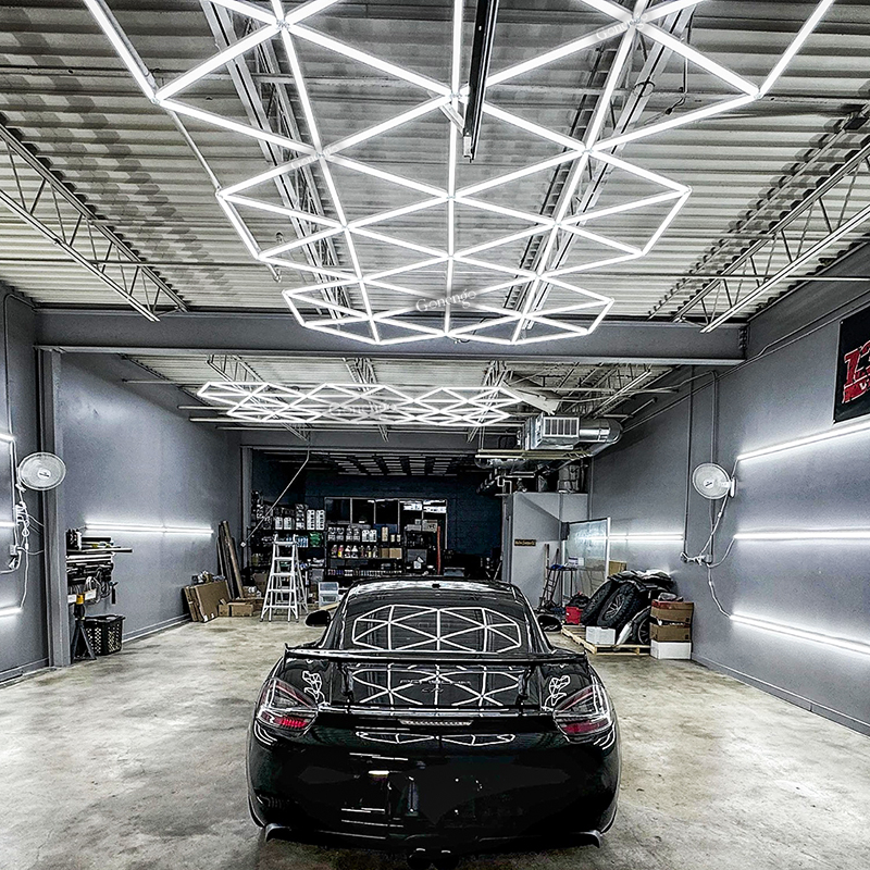 geometric LED lights