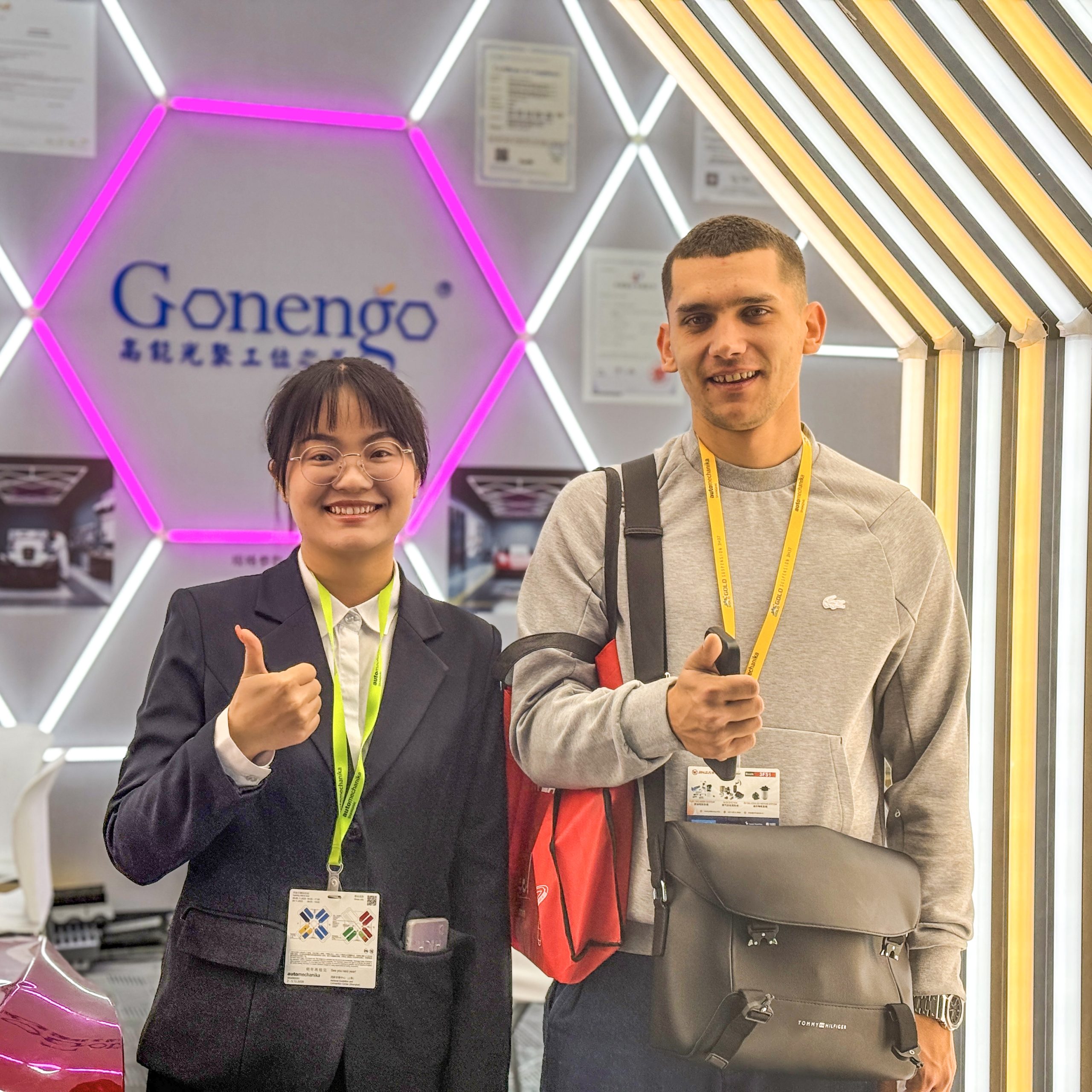 luces LED geométricas