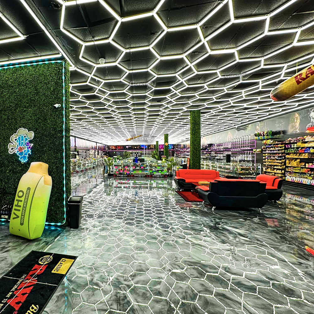 Шестиугольные LED-светильники