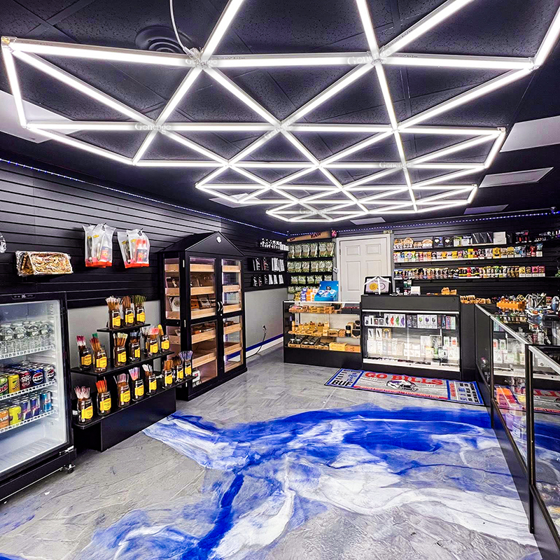 luces LED geométricas