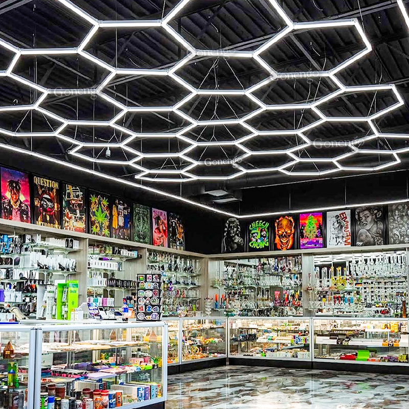 إضاءات LED على شكل خلية النحل