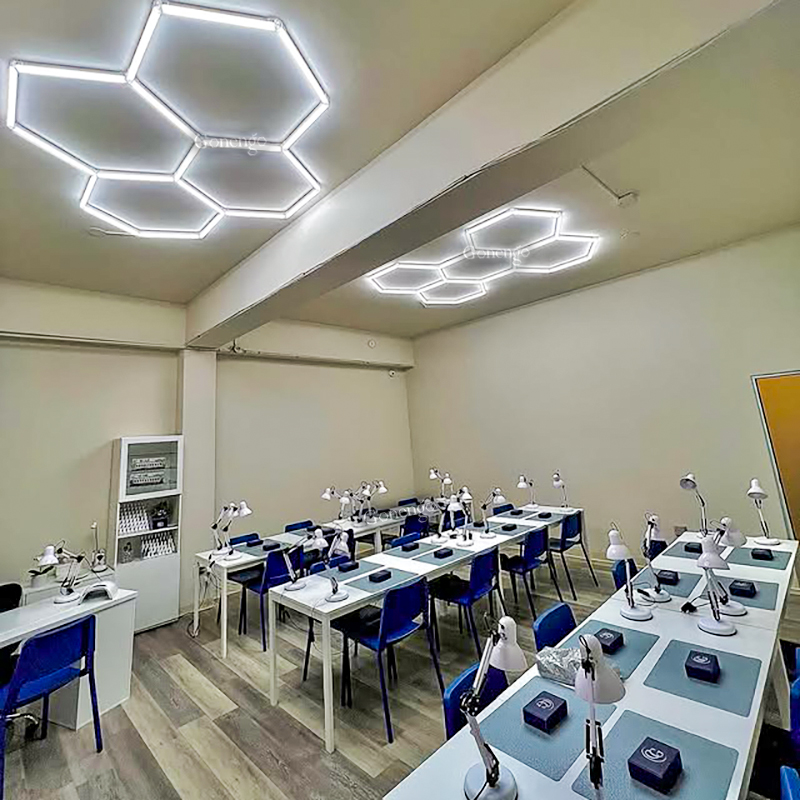 luces LED hexagonales