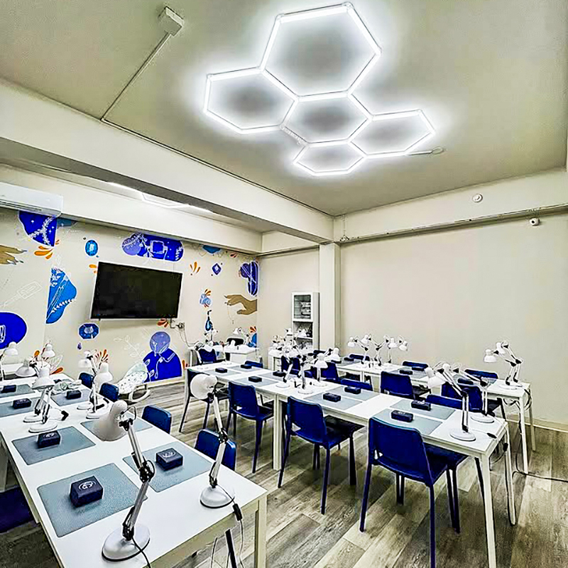 hexagonal LED lights