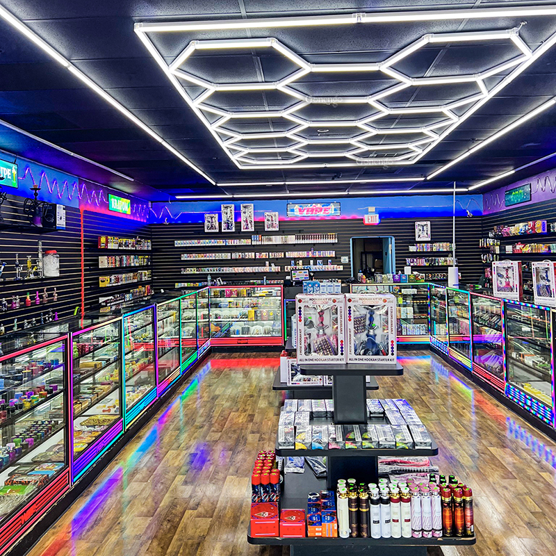 светодиодная шестиугольная сетка