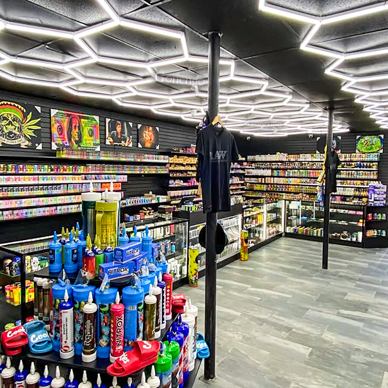 honeycomb LED lights for vape