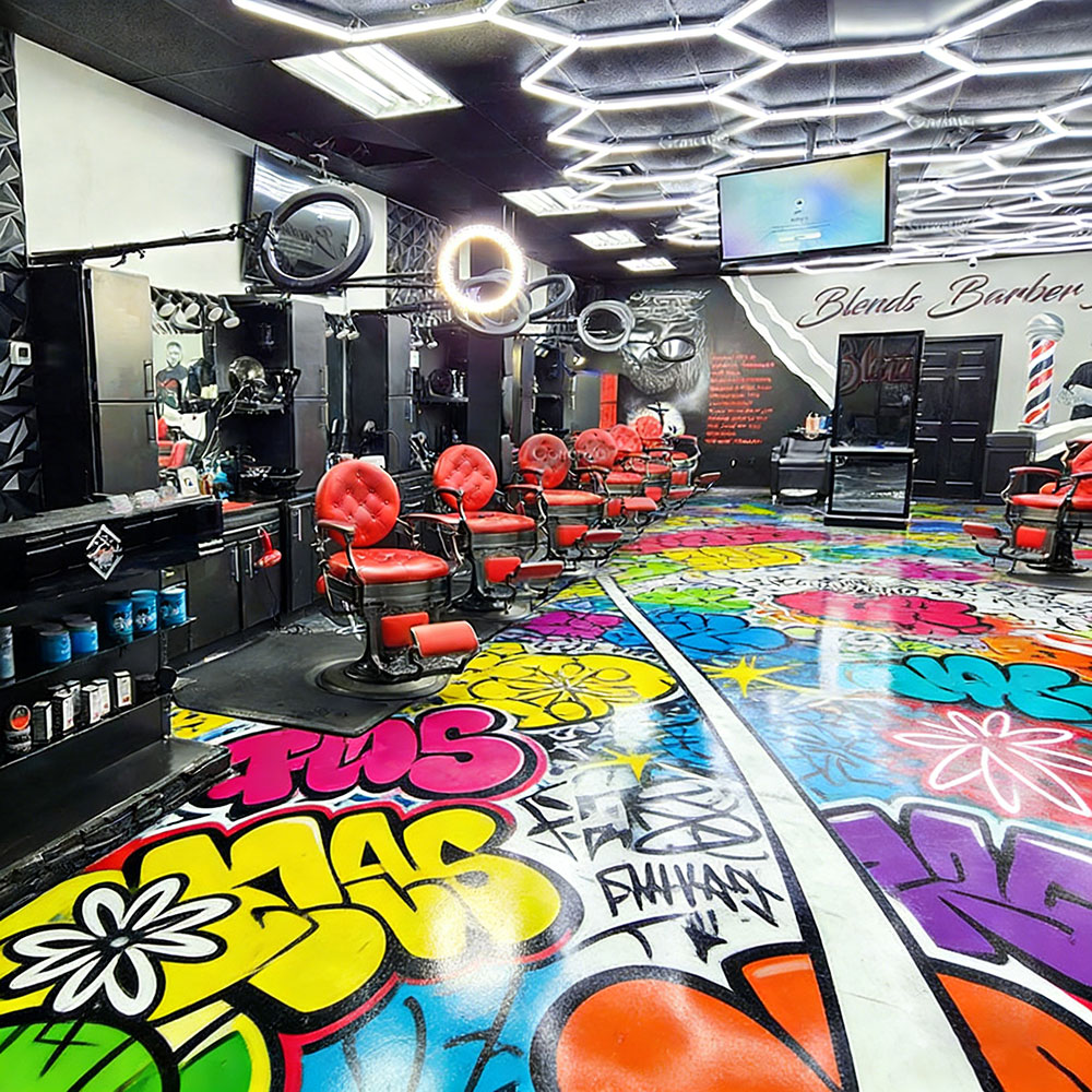 luces LED hexagonales