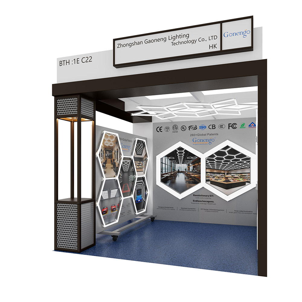 geometric-LED-garage-lights