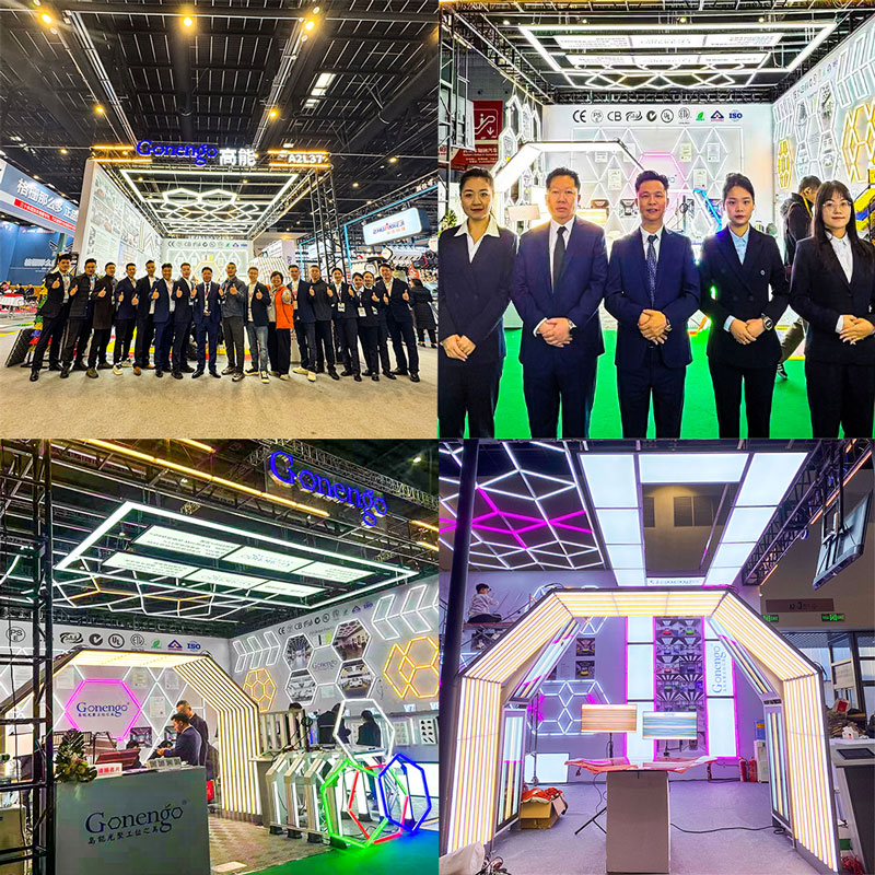 geometric-LED-lights-for-garage-lighting-idea