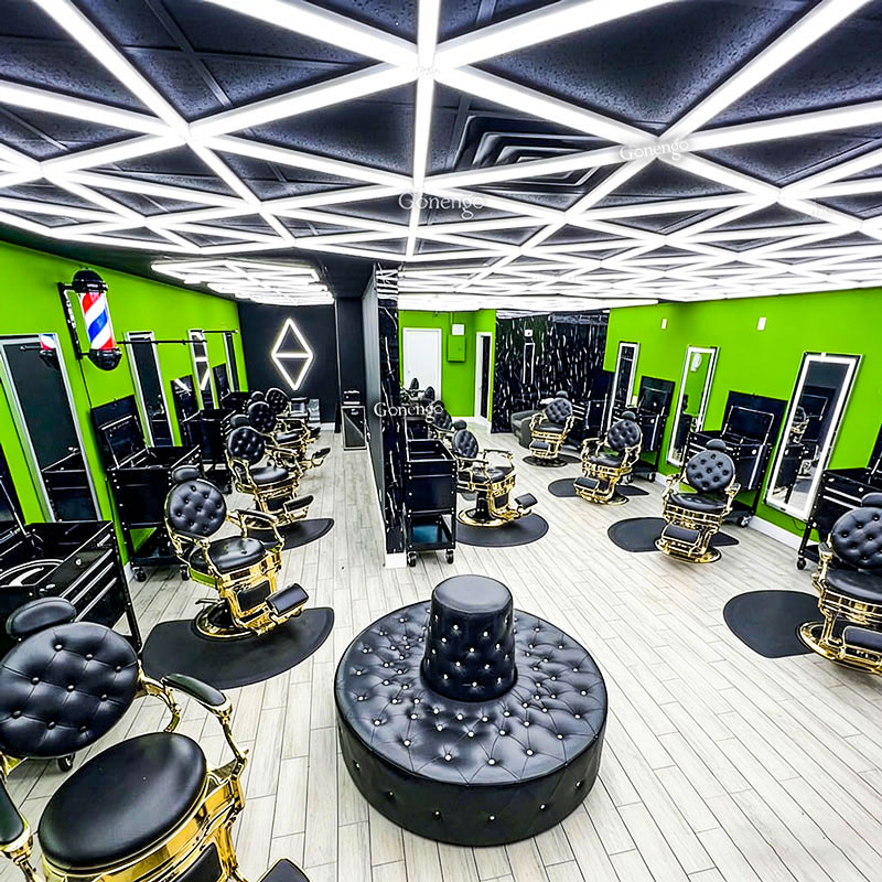 geometric-LED-workshop-lights-for-barbershop