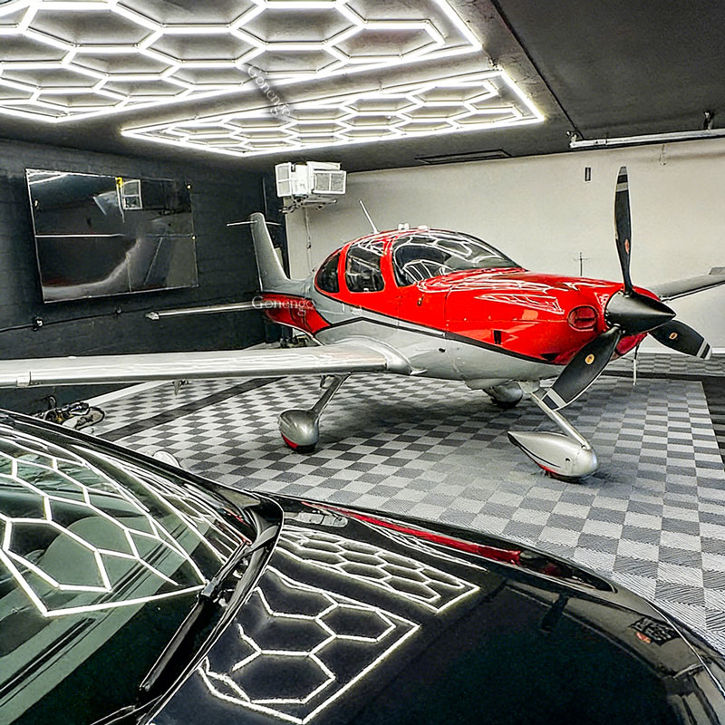 hexagon-LED-garage-lights